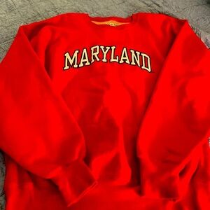 Vintage Maryland Steve and Barry’s crewneck sweatshirt men’s large Y2K